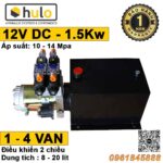 Bộ nguồn thủy lực 12V 2 van điều khiển _2