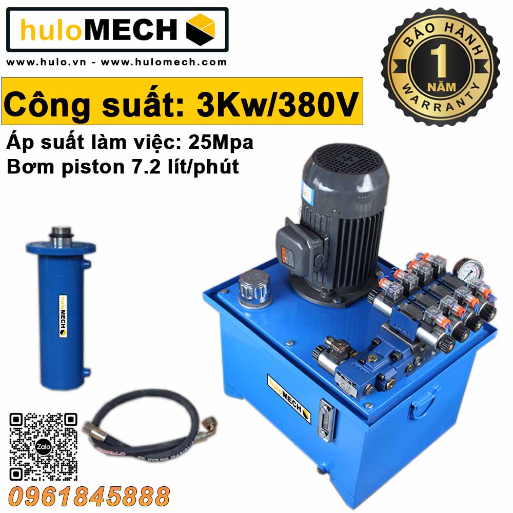 Bộ Nguồn Thủy Lực 3KW-380V – Trạm Nguồn Bơm Piston 25Mpa 2 van điều khiển Bo Nguon Thuy Luc 3KW 380V – Tram Nguon Bom Piston 25Mpa 2 van dieu khien 1