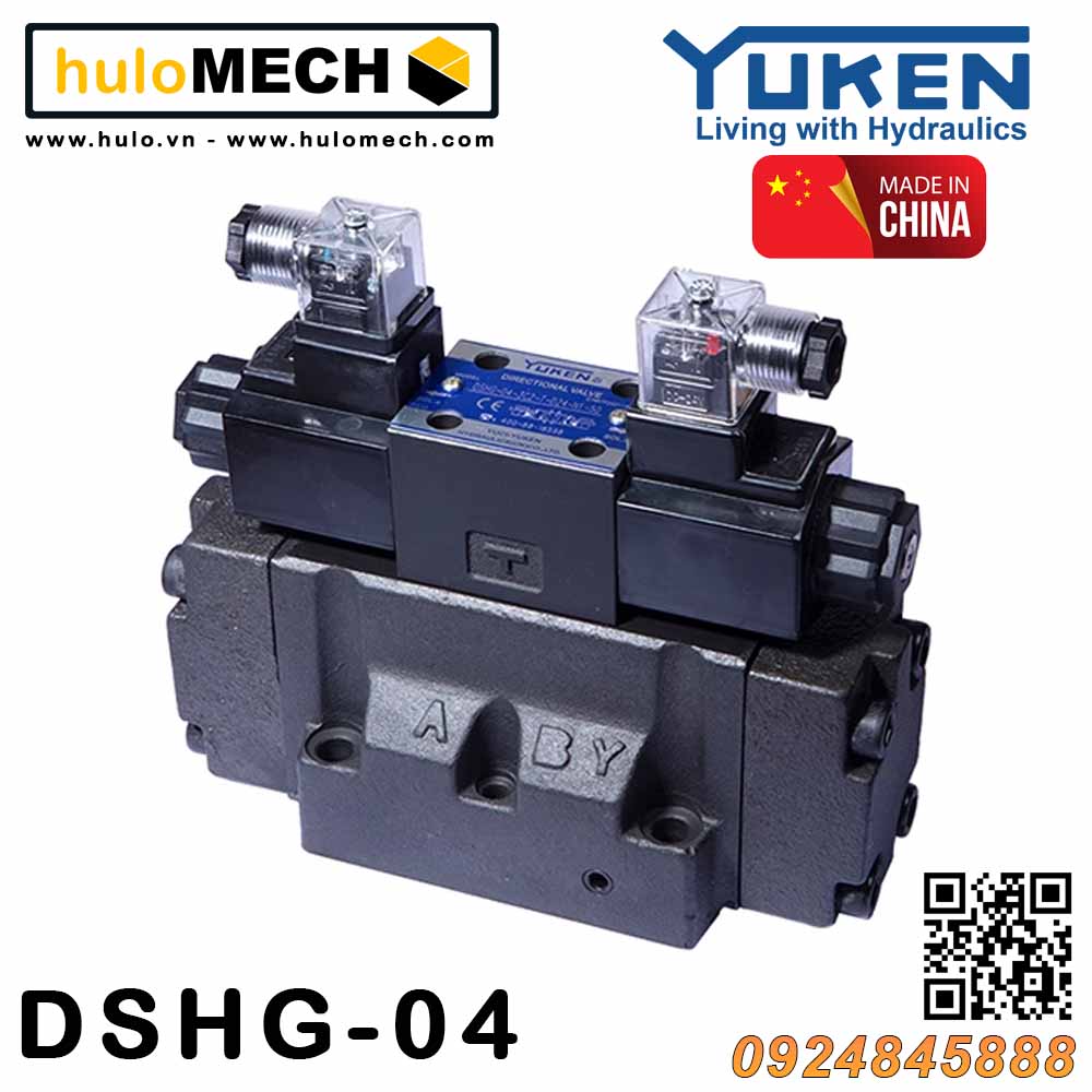 Van phân phối điện từ Yuken DSHG-04-3C2/3C60/3C4/3C3-T-D24/A240 Yuci-Yuken