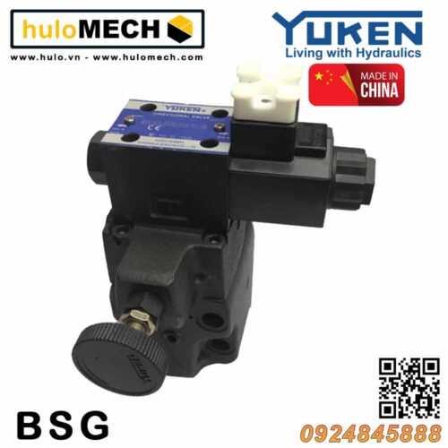 Linh kiện và thiết bị thủy lực HULOMECH 53 Van an toàn điện từ Yuken BSG