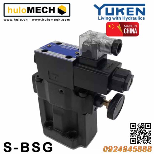 Linh kiện và thiết bị thủy lực HULOMECH 47 Van an toàn điện từ Yuken S-BSG-03/06/10-2B3A/2B3B/2B2B/2B2/3C2/3C3 Yuci-Yuken